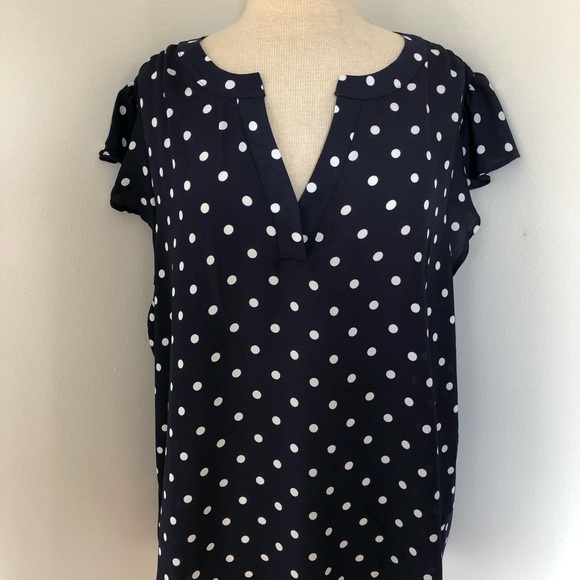Andrée by UNIT sleeveless polka dot top - Picture 1 of 2